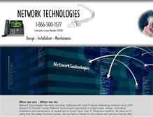 Tablet Screenshot of networktechnologies.biz